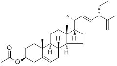 CAS # 28594-00-5, 22-Dehydroclerosteryl acetate, (24S)-Ethylcholesta-5,22,25-trien-3beta-yl acetate