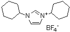 CAS # 286014-38-8, N,N'-Dicyclohexylimidazolium tetrafluoroborate, 1,3-Dicyclohexylimidazolium tetrafluoroborate
