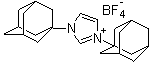 structure of CAS# 286014-42-4, 1,3-Bis(1-adamantyl)imidazolium tetrafluoroborate