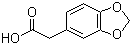 structure of CAS# 2861-28-1, 3,4-(亚甲基二氧)苯乙酸