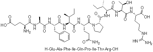 CAS # 286369-68-4, L-alpha-Glutamyl-L-alanyl-L-phenylalanyl-L-isoleucyl-L-glutaminyl-L-prolyl-L-isoleucyl-L-threonyl-L-arginine