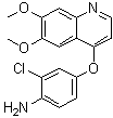 structure of CAS# 286371-44-6, 2-氯-4-[(6,7-二甲氧基-4-喹啉基)氧基]苯胺