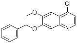 structure of CAS# 286371-49-1, 7-苄氧基-4-氯-6-甲氧基喹啉