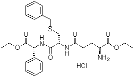 CAS # 286942-97-0, Ezatiostat hydrochloride, L-gamma-Glutamyl-S-(phenylmethyl)-L-cysteinyl-2-phenylglycine diethyl ester monohydrochloride