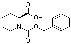(S)-(-)-1-Cbz-piperidine-2-carboxylic acid molecular structure (CAS 28697-11-2)