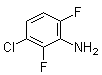 structure of CAS# 287172-82-1, 3-氯-2,6-二氟苯胺