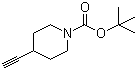 structure of CAS# 287192-97-6, 1-Boc-4-ethynylpiperidine