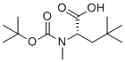 structure of CAS# 287210-82-6, N-Boc-N-methyl-3-tert-butyl-L-alanine