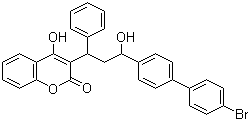 structure of CAS# 28772-56-7, Bromadiolone