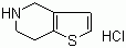 CAS # 28783-41-7, 4,5,6,7-Tetrahydrothieno[3,2,c] pyridine hydrochloride, 4,5,6,7-Tetrahydrotieno[3,2-c]pyridinium chloride