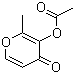 CAS # 28787-36-2, Maltol acetate, 2-Methyl-4-oxo-4H-pyran-3-yl acetate