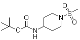 CAS # 287953-38-2, [1-(Methylsulfonyl)piperidin-4-yl]carbamic acid tert-butyl ester