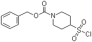 structure of CAS# 287953-54-2, N-Cbz-4-piperidine sulfonyl chloride
