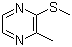 structure of CAS# 2882-20-4, 2-Methyl-3-(methylthio)pyrazine