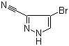structure of CAS# 288246-16-2, 4-溴-3-氰基吡唑