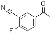 structure of CAS# 288309-07-9, 5-Acetyl-2-fluorobenzonitrile