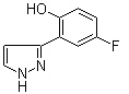 CAS # 288401-64-9, 4-Fluoro-2-(1H-pyrazol-3-yl)phenol, 3-(3-Fluoro-6-hydroxyphenyl)pyrazole