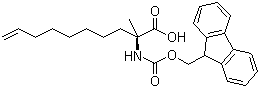 (2S)-2-[[(9H-Fluoren-9-ylmethoxy)carbonyl]amino]-2-methyl-9-decenoic acid molecular structure (CAS 288617-75-4)