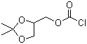 CAS # 28863-62-9, 1,2-Isopropylideneglyceryl chloroformate, Carbonochloridic acid (2,2-dimethyl-1,3-dioxolan-4-yl)methyl ester