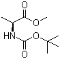 N-tert-Butoxycarbonyl-L-alanine methyl ester molecular structure (CAS 28875-17-4)