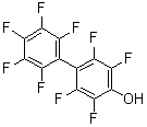 structure of CAS# 2894-87-3, Nonafluoro-4-hydroxybiphenyl