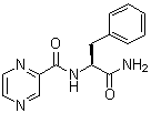 CAS # 289472-80-6, N-[(1S)-2-Amino-2-oxo-1-(phenylmethyl)ethyl]-2-pyrazinecarboxamide