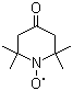 structure of CAS# 2896-70-0, 4-Oxo-2,2,6,6-tetramethylpiperidinooxy