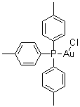 CAS # 28978-10-1, Chloro[tris(4-methylphenyl)phosphine]gold, Chloro(tri-4-methylphenylphosphine)gold, Chloro(tri-p-tolylphosphine)gold, Chloro(tris(p-tolyl)phosphine)gold