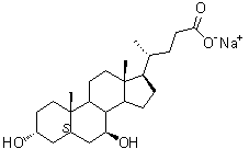 CAS # 2898-95-5, Sodium ursodesoxycholate, (3alpha,5beta,7beta)-3,7-Dihydroxycholan-24-oic acid monosodium salt