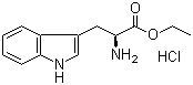 CAS # 2899-28-7, Ethyl L-tryptophanate hydrochloride, L-Tryptophan ethyl ester hydrochloride, Ethyl 2-amino-3-(1H-indol-3-yl)propanoate hydrochloride