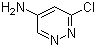 6-Chloro-4-pyridazinamine molecular structure (CAS 29049-45-4)