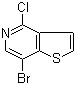 structure of CAS# 29064-76-4, 7-Bromo-4-chlorothieno[3,2-c]pyridine