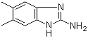 structure of CAS# 29096-75-1, 2-氨基-5,6-二甲基苯并咪唑