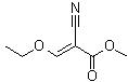 CAS # 29096-99-9, 2-Cyano-3-ethoxy-2-propenoic acid methyl ester, Methyl 2-(ethoxymethylene)-2-cyanoacetate, Methyl 2-cyano-3-ethoxyacrylate, Methyl cyano(ethoxymethylene)acetate, Methyl cyano(ethoxymethylidene)acetate, Methyl ethoxymethylenecyanoacetate, NSC 522188, NSC 617607