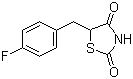 CAS 登录号：291536-42-0, 5-(4-氟苄基)-2,4-噻唑烷二酮