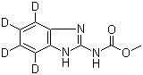 CAS # 291765-95-2, Carbendazim-d<sub>4</sub>, Methyl N-(4,5,6,7-d<sub>4</sub>-1H-1,3-benzimidazol-2-yl)carbamate