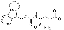 structure of CAS# 292150-20-0, (4R)-5-氨基-4-[[芴甲氧羰基]氨基]-5-氧代戊酸
