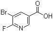 CAS # 29241-63-2, 6-Fluoro-5-bromonicotinic acid, 5-Bromo-6-fluoronicotinic acid