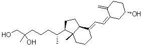 structure of CAS# 29261-12-9, 25,26-Dihydroxyvitamin D3