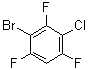 structure of CAS# 292621-44-4, 2-Bromo-4-chloro-1,3,5-trifluorobenzene