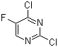 structure of CAS# 2927-71-1, 2,4-Dichloro-5-fluoropyrimidine