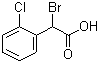 structure of CAS# 29270-30-2, 2-Bromo-2-(2'-chlorophenyl) acetic acid