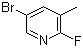 structure of CAS# 29312-98-9, 2-氟-3-甲基-5-溴吡啶