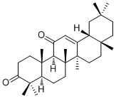 齐墩果-12-烯-3,11-二酮分子结构 (CAS 2935-32-2)
