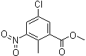 structure of CAS# 294190-17-3, 5-氯-2-甲基-3-硝基苯甲酸甲酯