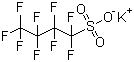 structure of CAS# 29420-49-3, 全氟丁基磺酸钾