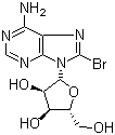 CAS # 2946-39-6, 8-Bromoadenosine, (2R,3R,4S,5R)-2-(6-amino-8-bromopurin-9-yl)-5-(hydroxymethyl)oxolane-3,4-diol