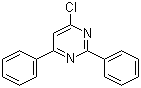structure of CAS# 29509-91-9, 4-Chloro-2,6-diphenylpyrimidine