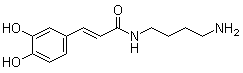 structure of CAS# 29554-26-5, Caffeoylputrescine