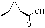 structure of CAS# 29667-48-9, (1R,2S)-2-甲基环丙烷羧酸